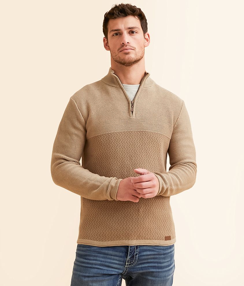 Outpost Makers Chevron Quarter Zip Sweater - Men's Sweaters in