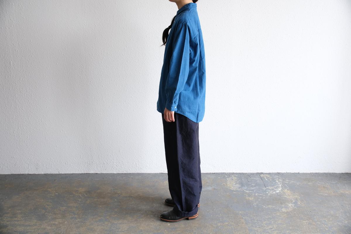 MITTAN / カディシャツ大 藍 SH-101C / unisex – PINT_MN