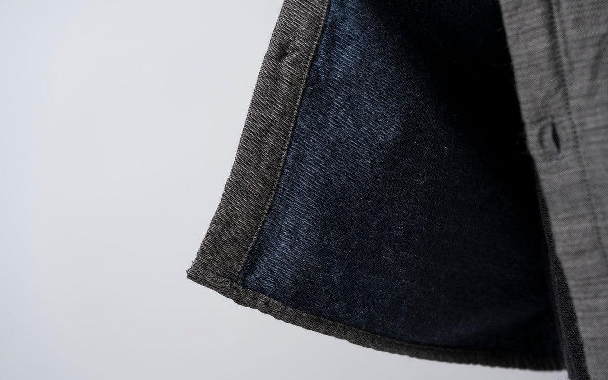 MITTAN / 毛綿三重織シャツ 灰がさね SH-112 / unisex – PINT_MN