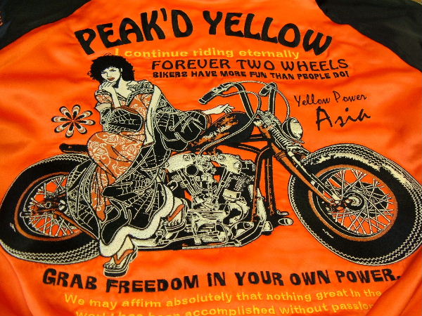 PEAK'D YELLOW 2009 スカジャン PYSK-1011 SPEED JUNKY スピード