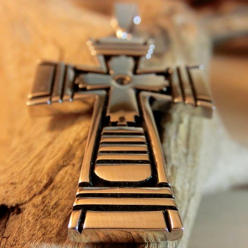 ナバホ族：Steven.J.Begay クロス ペンダント トップ - PINE☆FIELD