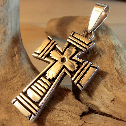 ナバホ族：Steven.J.Begay クロス ペンダント トップ - PINE☆FIELD