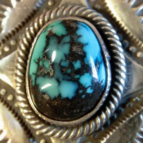 ナバホ族：Gary Reeves ターコイズ ペンダント トップ - PINE☆FIELD