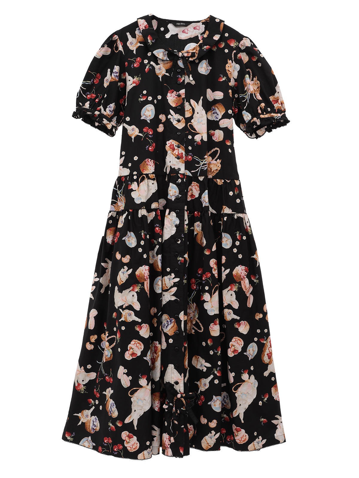 スイーツスプリングバニープリントワンピース｜ピンクハウス