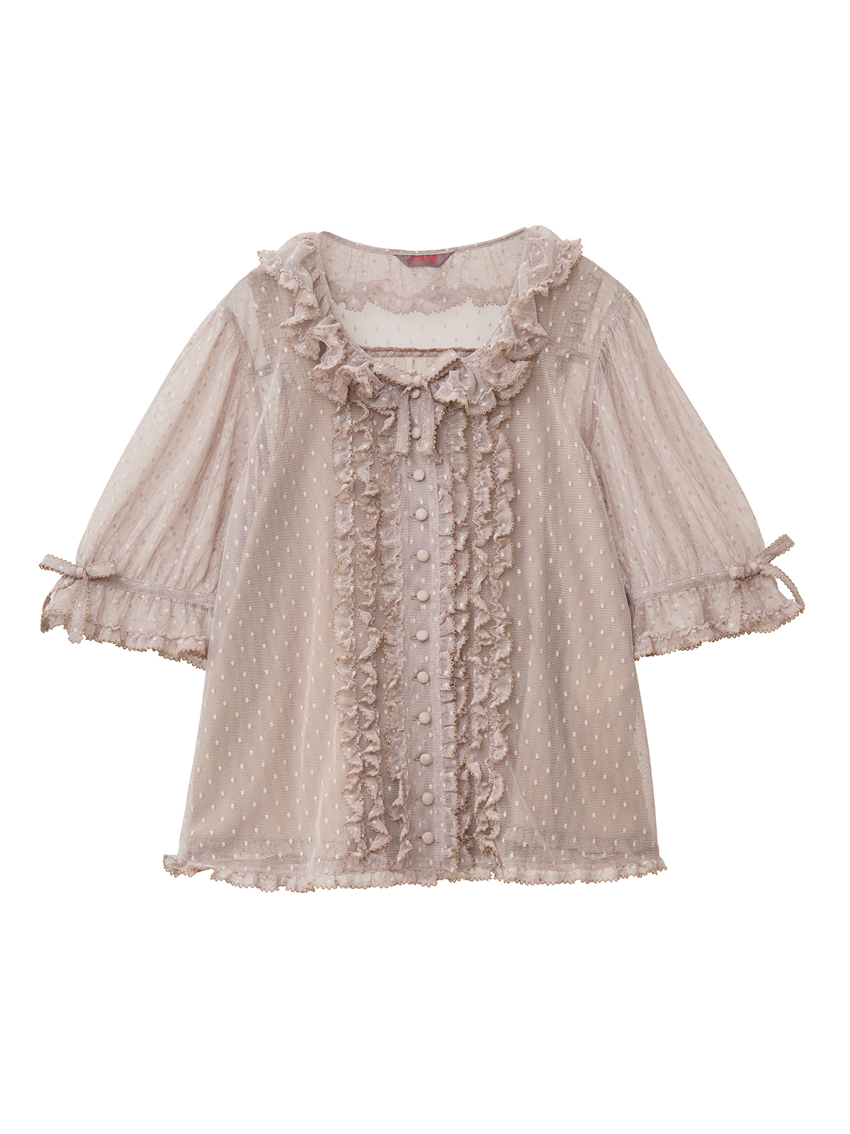 ポルカドットチュールブラウス｜ピンクハウスオフィシャルオンライン