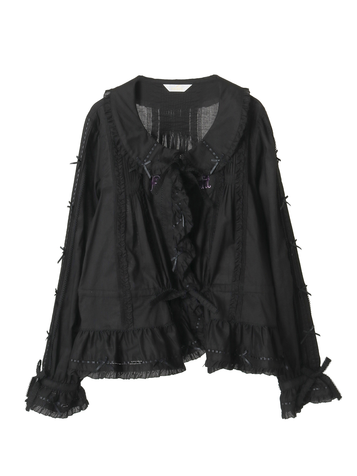 ロゴ刺繍オーバーブラウス｜ピンクハウスオフィシャルオンラインストア