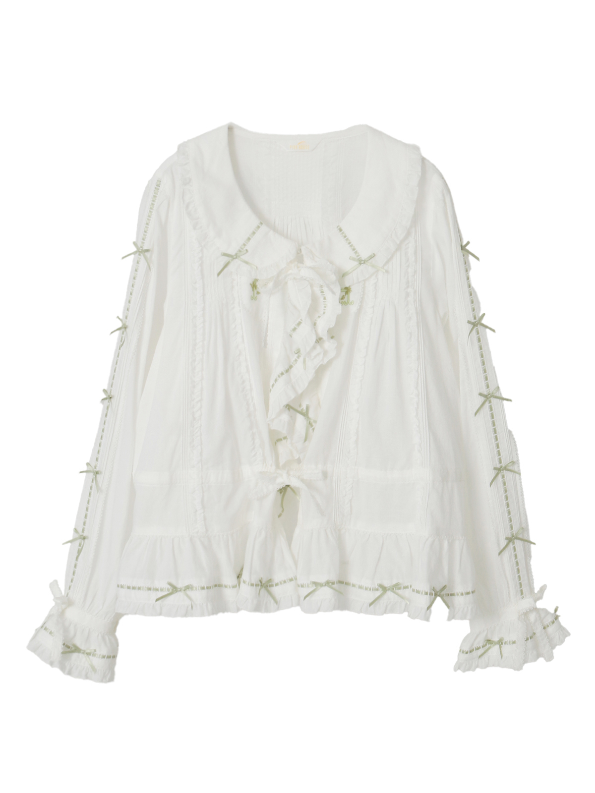 ロゴ刺繍オーバーブラウス｜ピンクハウスオフィシャルオンラインストア