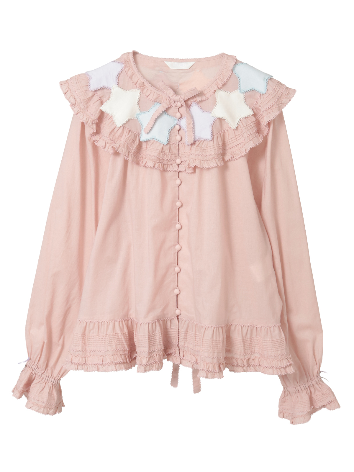 星ワッペン使いブラウス｜ピンクハウスオフィシャルオンラインストア