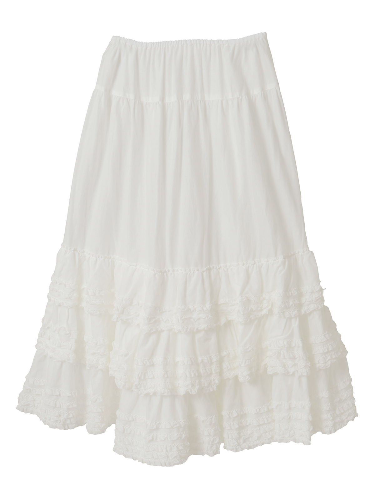 ダンガリー×ローンフリルスカート｜ピンクハウスオフィシャル