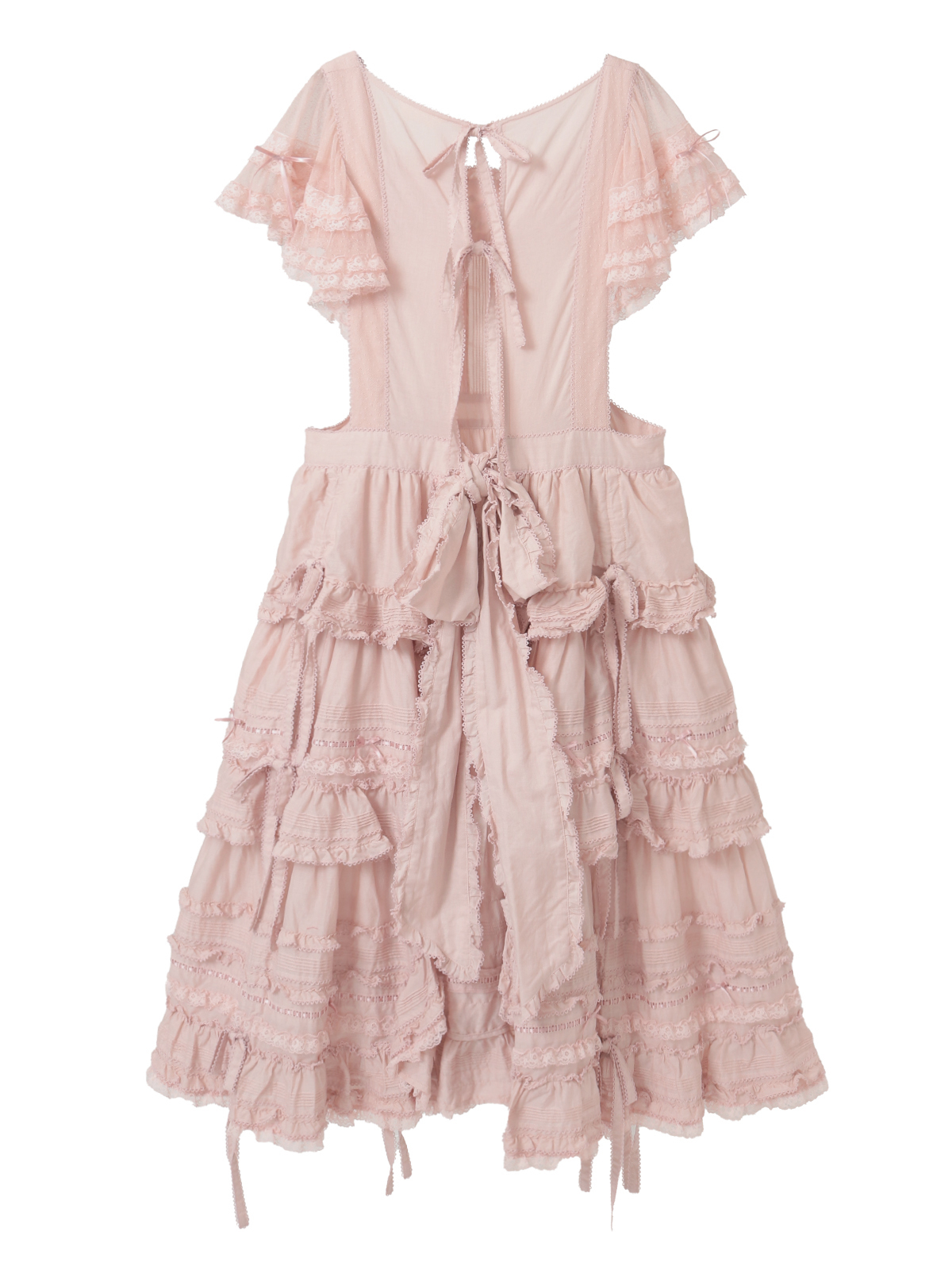 ローズ刺繍使いタブリエドレス｜ピンクハウスオフィシャルオンライン