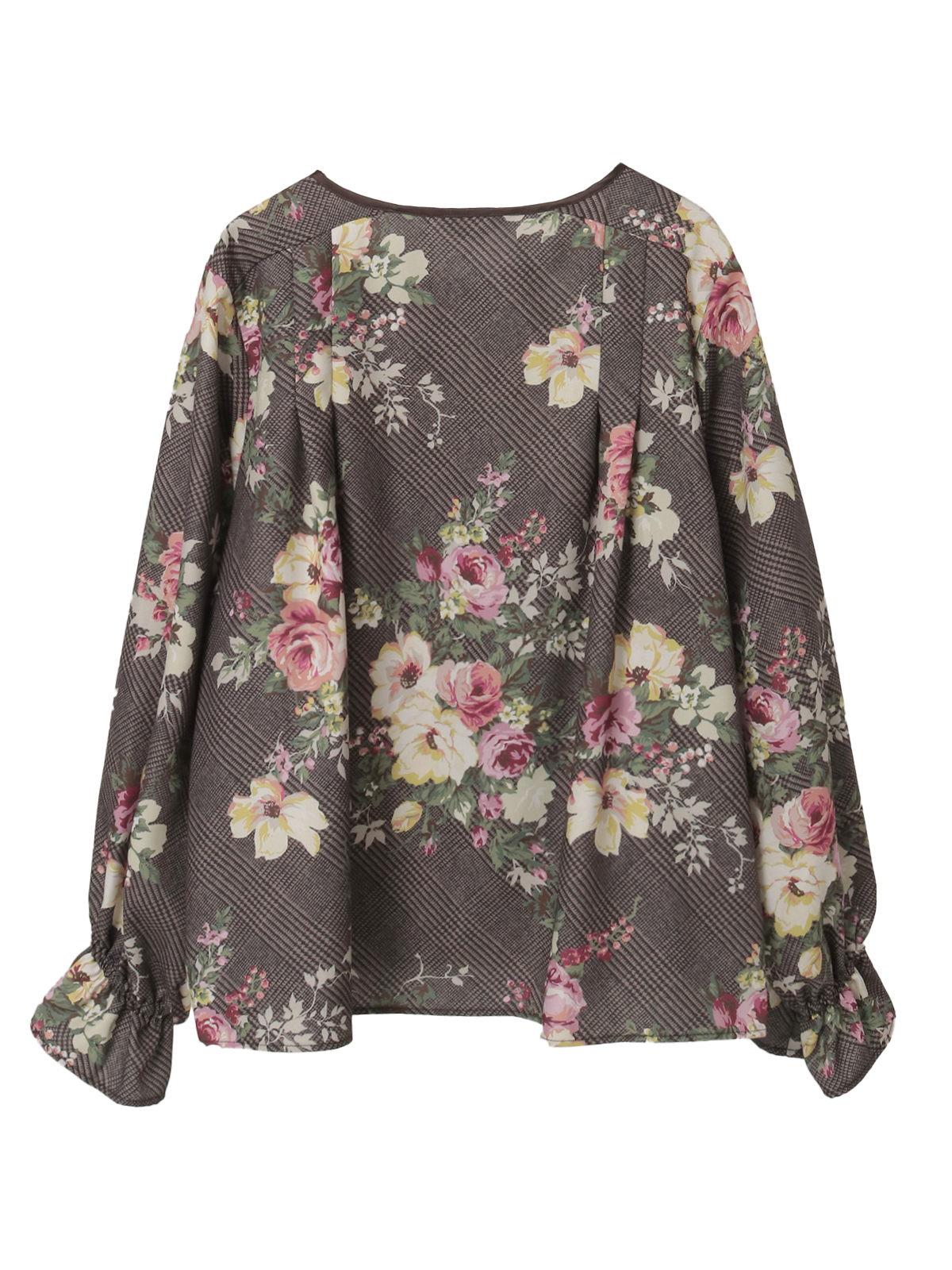 チェックブーケpt.ブラウス｜ピンクハウスオフィシャルオンライン