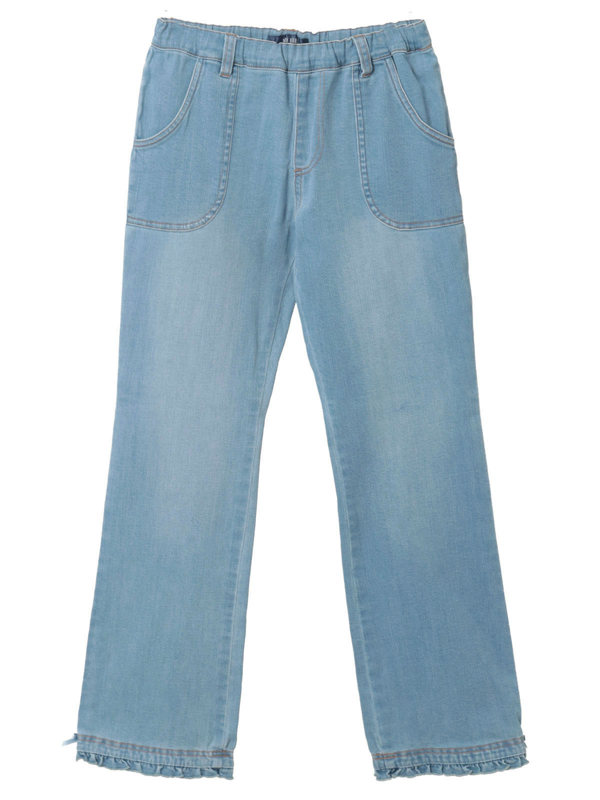 裾フリル使いストレッチデニムパンツ｜ピンクハウスオフィシャル