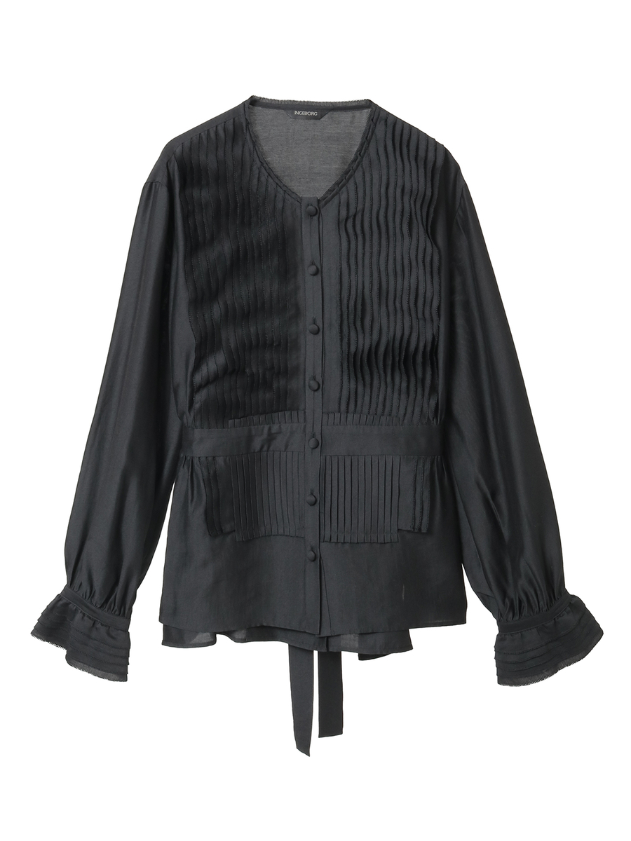 シルキーポプリンピコフリルブラウス｜ピンクハウスオフィシャル