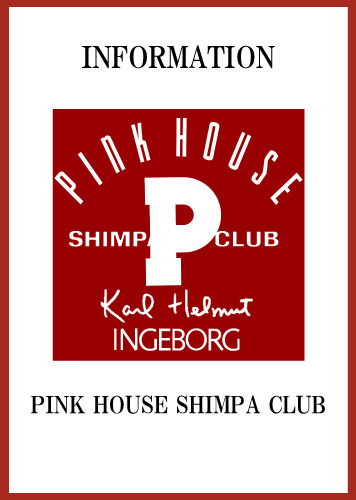 INFORMATION】新会員サービス PINK HOUSE SHIMPA CLUB｜ピンクハウス