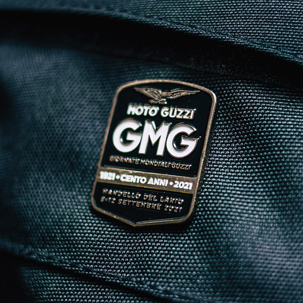 Moto Guzzi 100th Anniversary GMG ピンバッジ | MOTO GUZZI