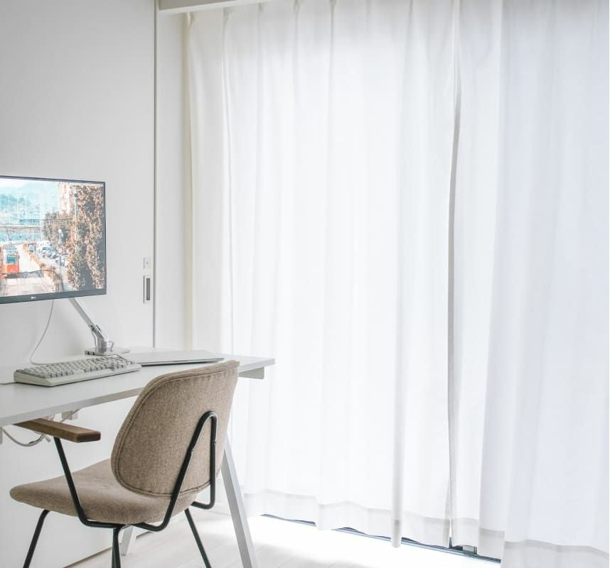 防音レースカーテン トルモア 幅100cm×丈133cm 1枚 | 防音専門ピアリビング