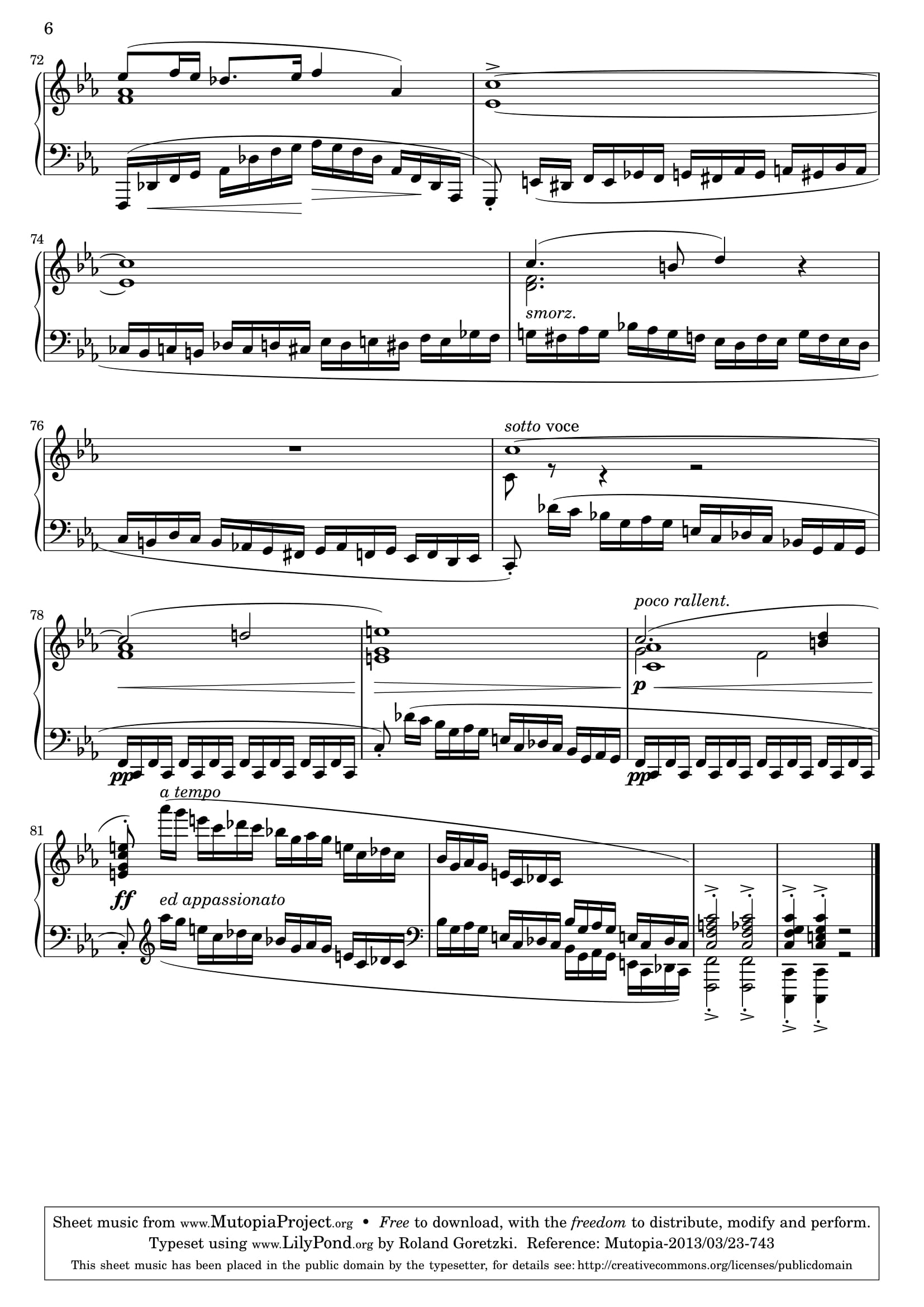 無料楽譜】ショパン「革命のエチュード」