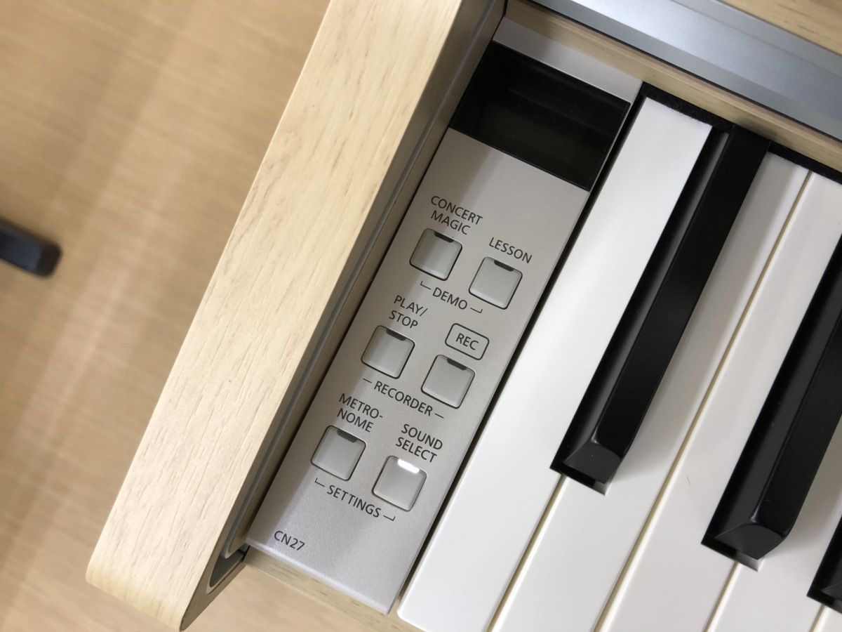 KAWAI CN27LO 2017年製 中古 電子ピアノ 椅子付き ライトオーク調