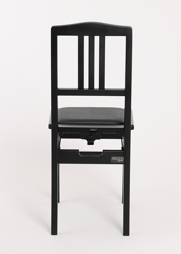 背付きピアノ椅子 DOLCE (艶あり/座面:ブラック) | ピアノ椅子 | 大阪