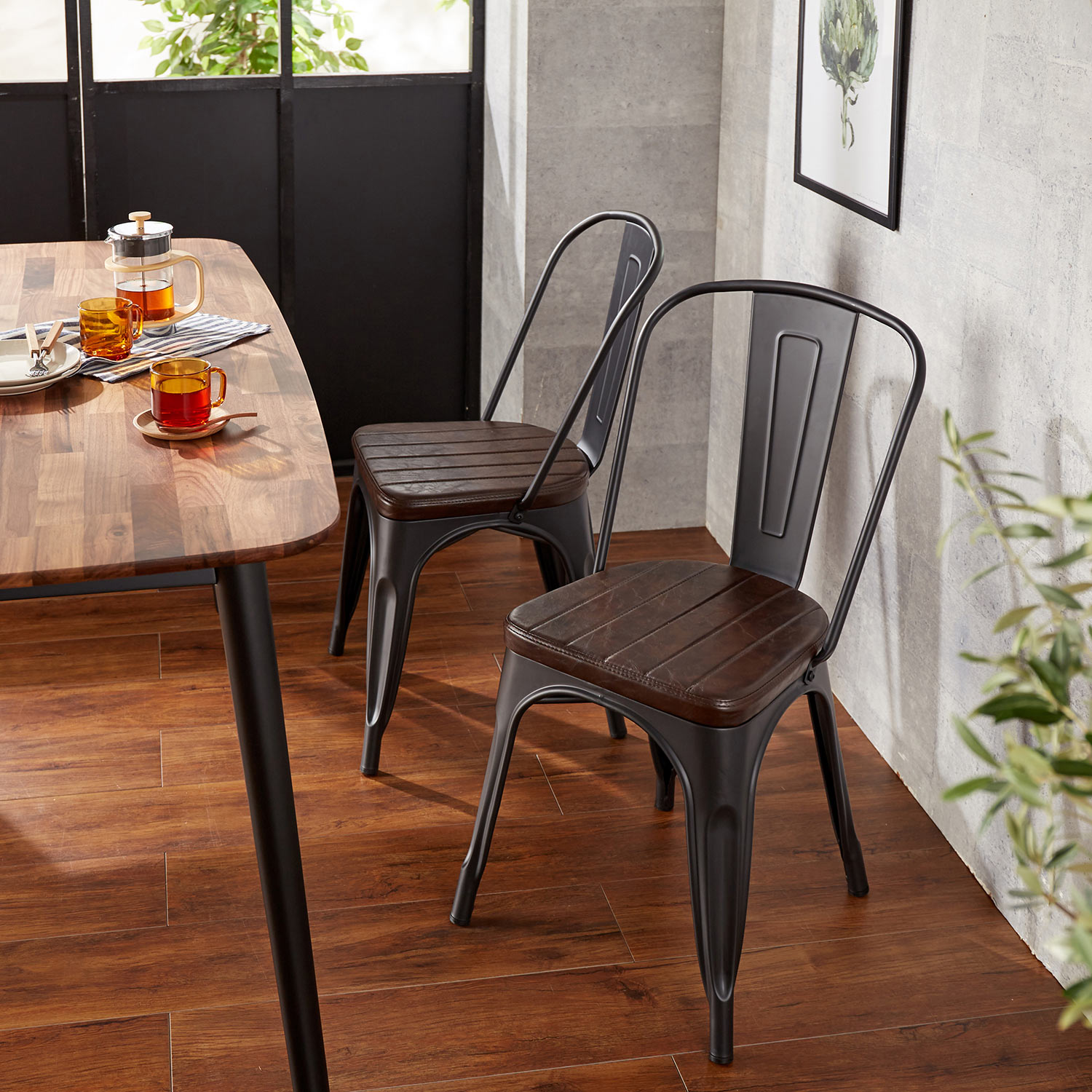 2脚セット スチールケース 70〜80年代 アメリカ チェア ビンテージ