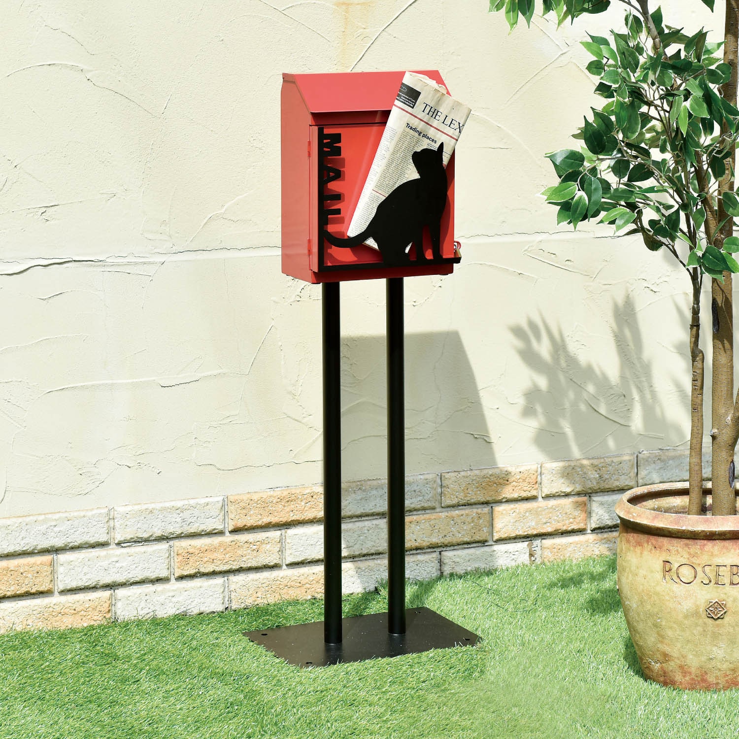 アニマルシルエットウォールポスト（郵便ポスト/宅配ボックス）｜通販