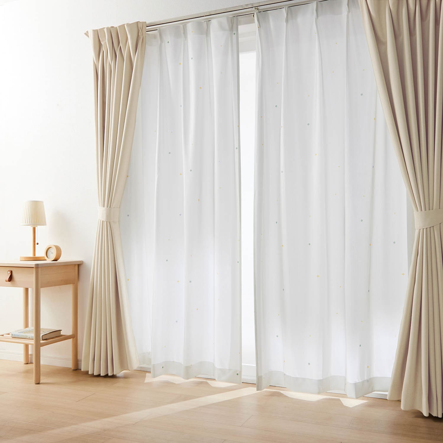 遮光・遮熱・形状記憶カーテン＆UVカット・遮熱・遮像レースカーテン