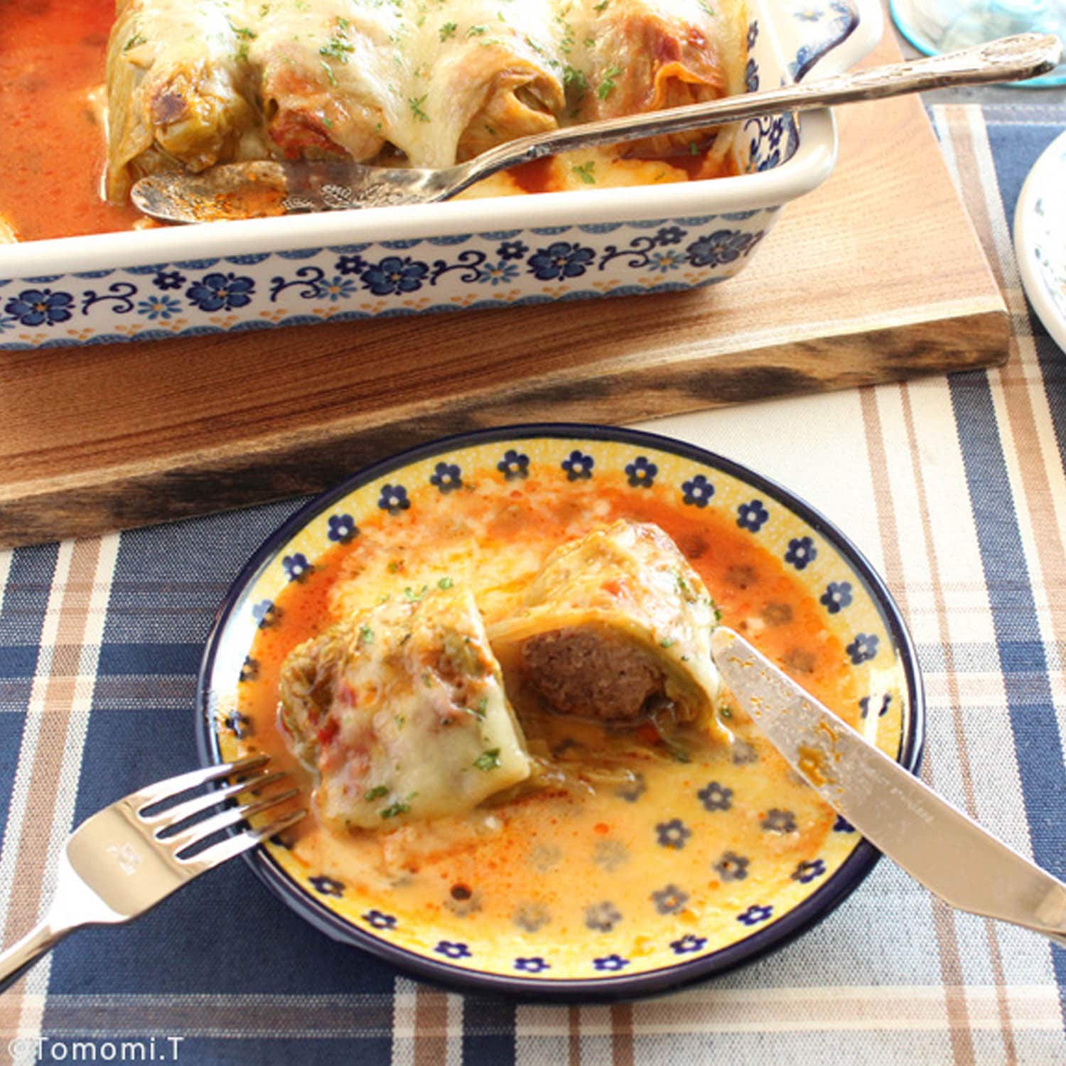 ポーランド製のプレート（お皿/平皿/カレー皿/さんま皿）｜(ツェラミカ