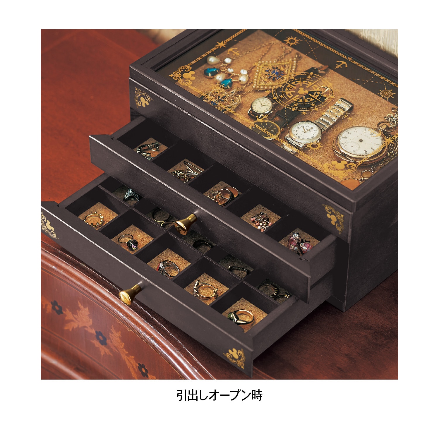 アクセサリー収納ケース「ミッキーモチーフ」(ディズニー/Disney