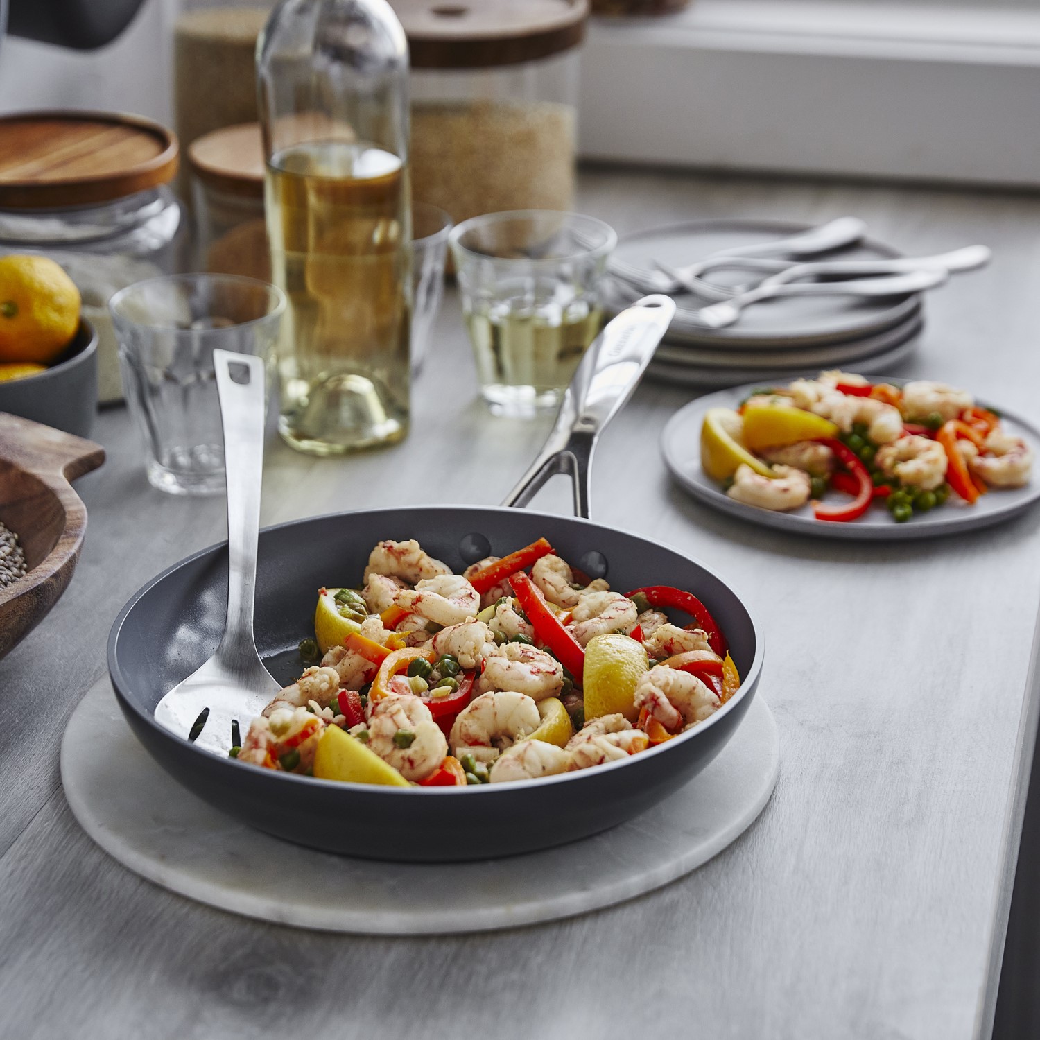 セラミックコーティングのフライパン「ヴェニスプロ」 【IH/ガス火対応