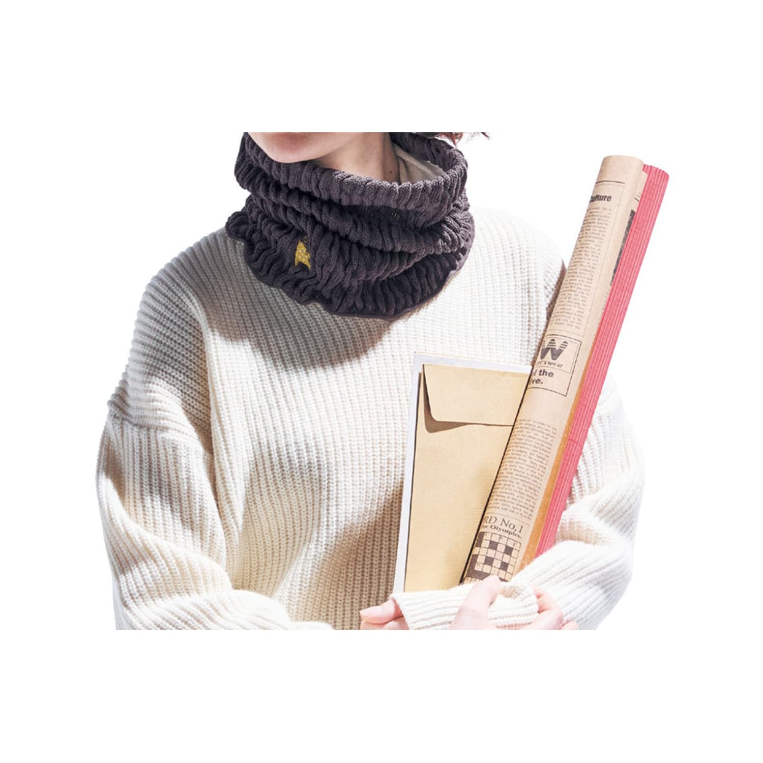 肌側シルクのネックウォーマー 「ミニラボ」(ミニラボ/mini labo