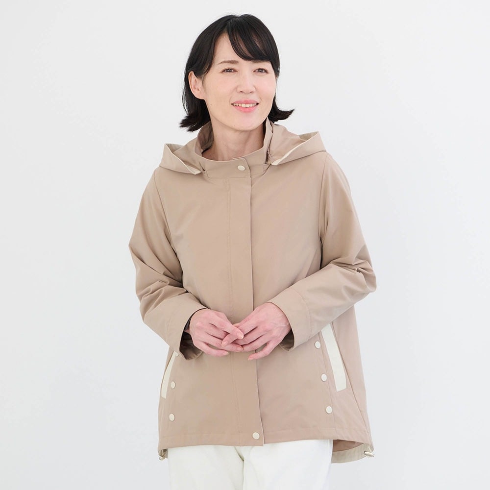 配色フードジャケット｜通販のベルメゾンネット