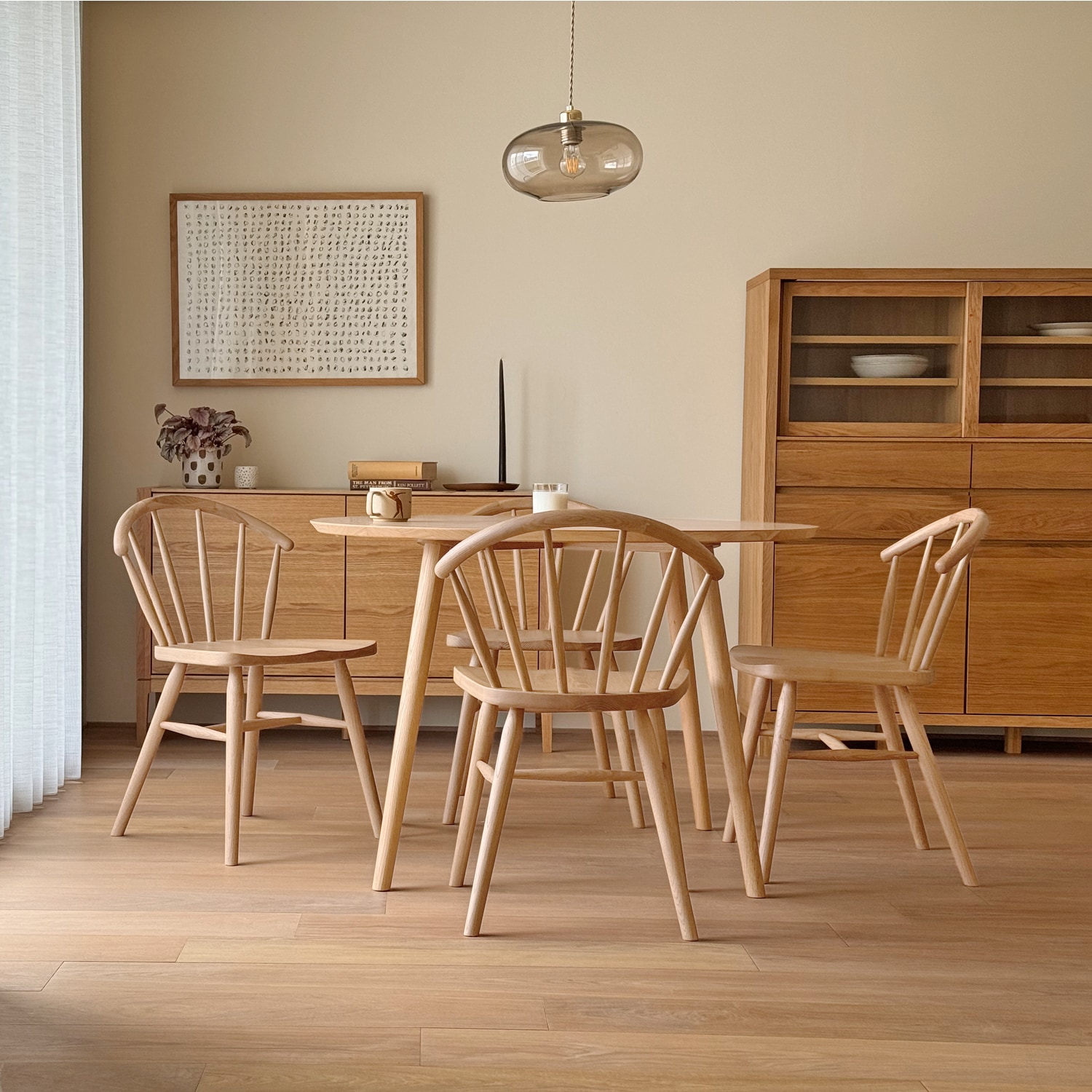 オーク材のウィンザーチェア【UN】(高野木工/TAKANO MOKKOU)｜通販の