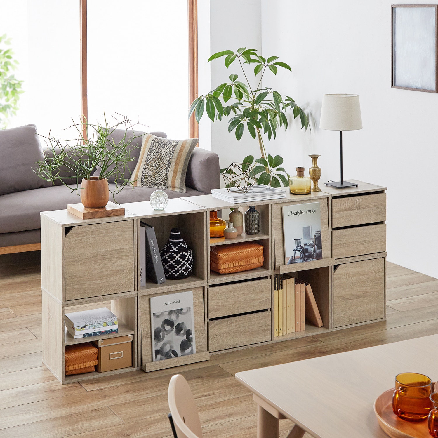 7タイプから選べるキューブボックス ＜同色2個セット＞｜通販の