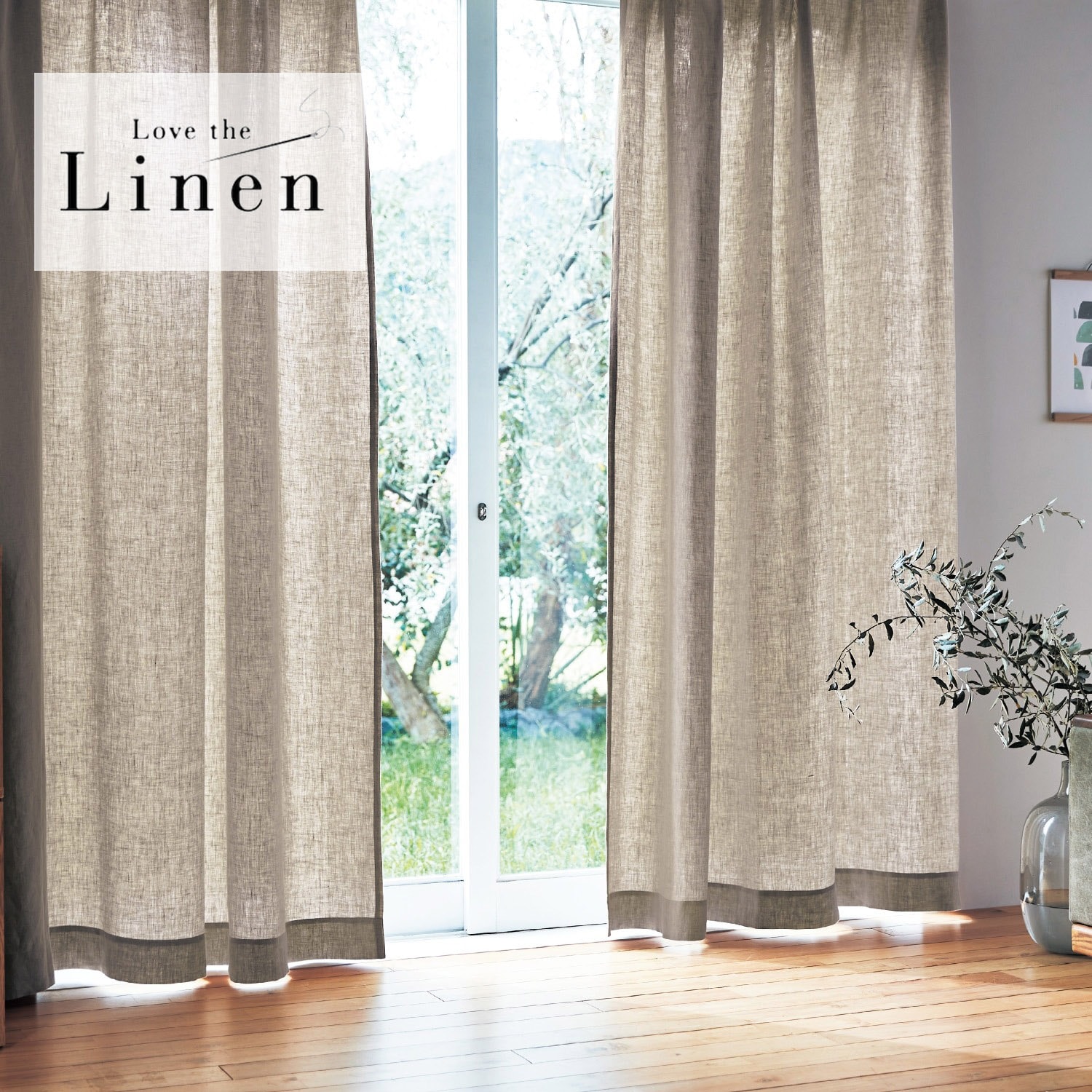 リネン カーテン おすすめの通販｜通販のベルメゾンネット