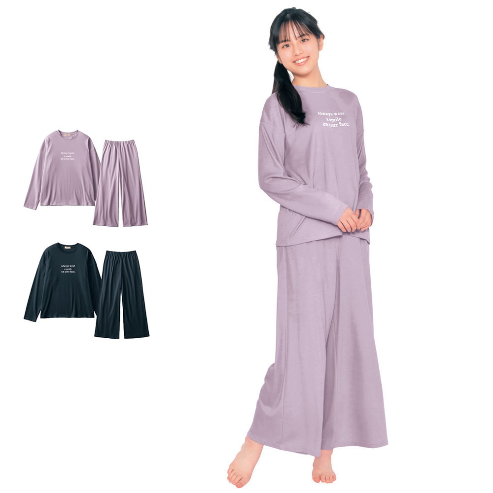 長袖セットアップパジャマ（子供服 パジャマ/ルームウェア）｜(パペル