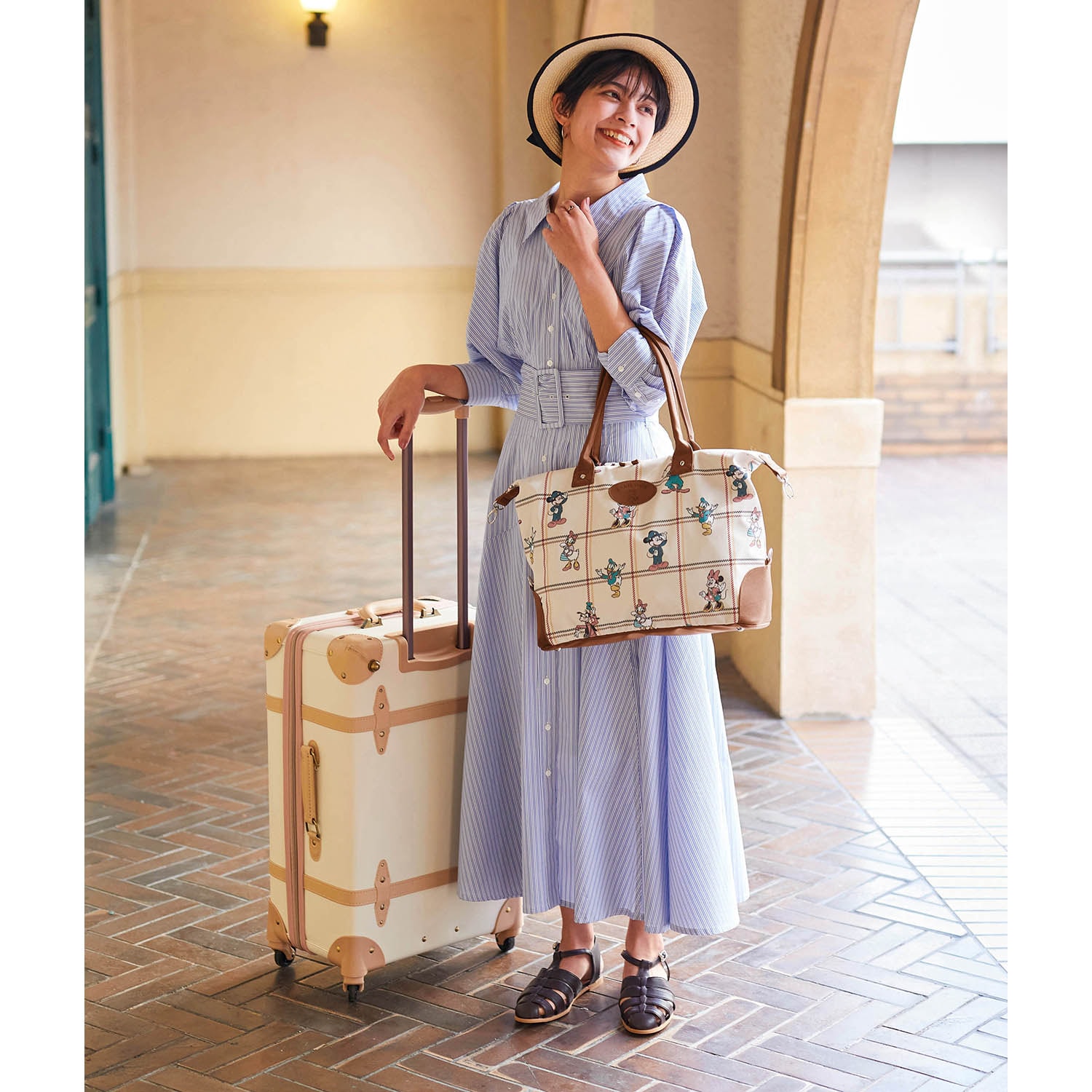 プリントボストンバッグ「ミッキー＆フレンズ」（ディズニー バッグ