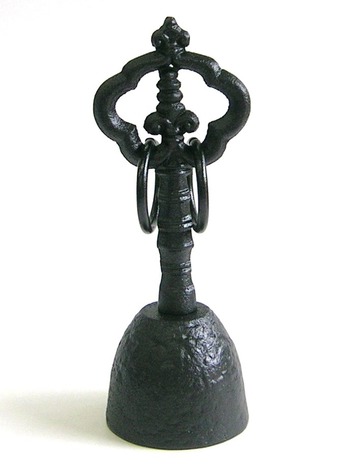 南部鉄器 卓鈴（呼び鈴）錫杖（しゃくじょう）【特価/通販/仏教】山口