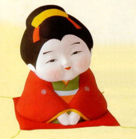 多くの福を招くお福人形とお多福人形の開運縁起置物 特価で通販