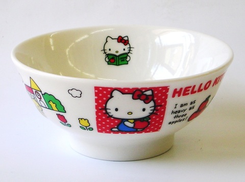 ハローキティ陶器食器Bセット（7種類）【特価 子ども食器 通販 販売