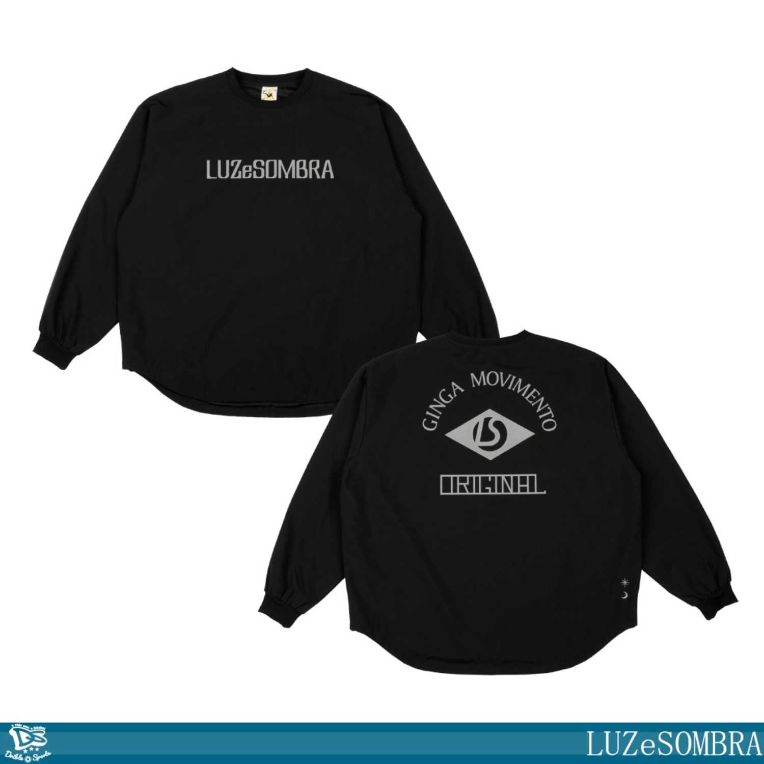 LUZeSOMBRA/ルースイソンブラ] STRETCH TAFTA TOO BIG CREW TOP