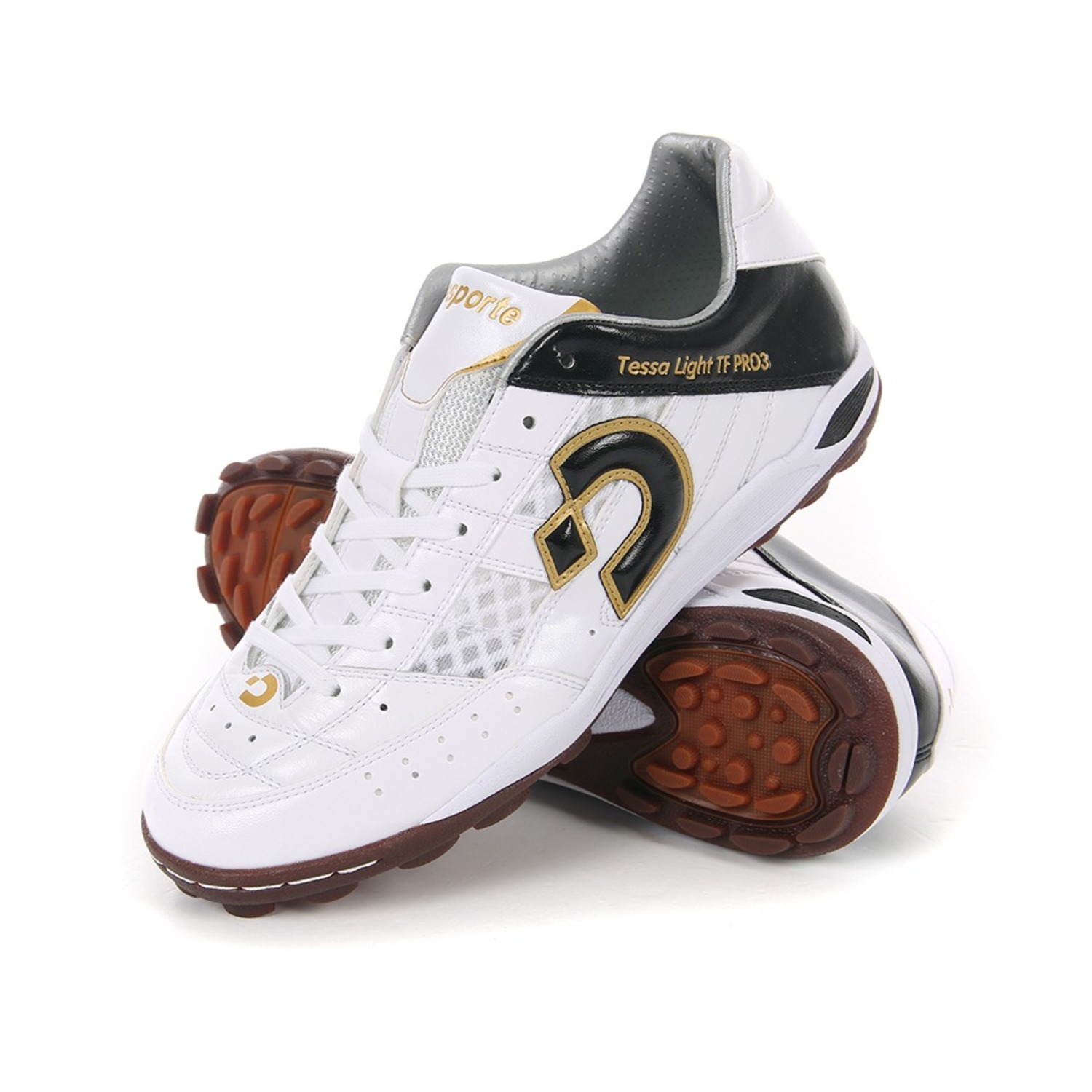 DesporteカンピーナスTF SPⅢ（パールホワイト×ブルー×イエロー