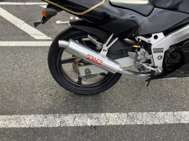 カワサキ ZXR250 前後タイヤ交換 ダンロップ Q5A 山梨県 甲府市