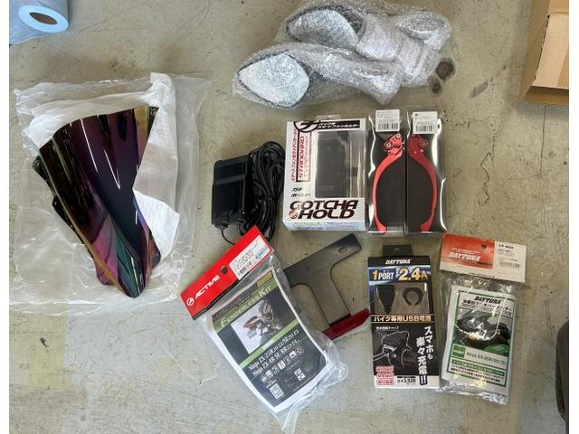 ニンジャ ZX25R SE ETC取り付け スクリーン レバー交換