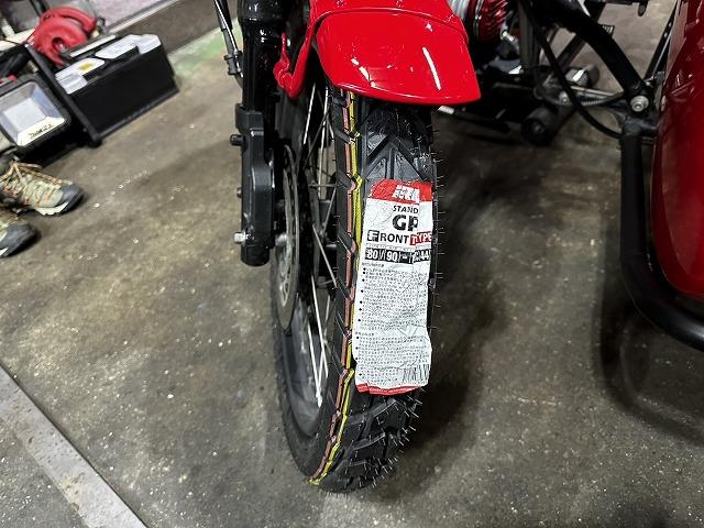 滋賀オートライフハノ ホンダ「CT125 ハンターカブ」の持込タイヤ交換