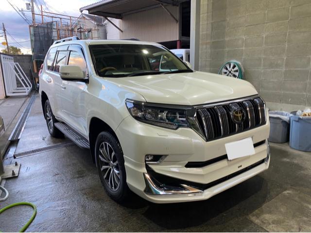 堺市 ランドクルーザー プラド TRJ150 ラゲージプロテクター取り付け