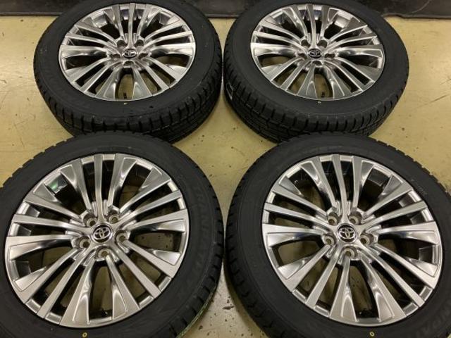 新品ダンロップ SUV用 スタッドレス付！ハリアー純正19インチ