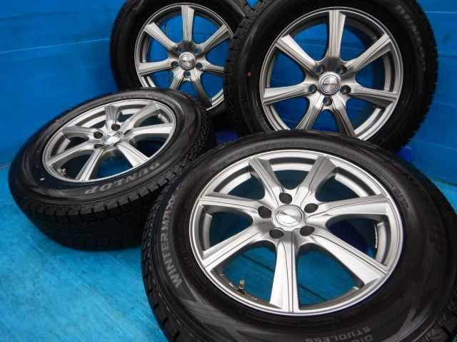 溝たっぷりのスタッドレスタイヤ付きの17インチセット入庫です！ PRD