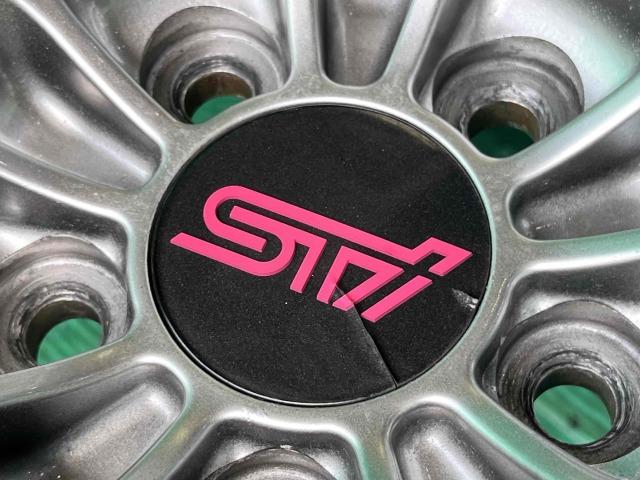 かなり状態の良いスバルSTi 純正18インチ入庫です！ スバルSTi 純正