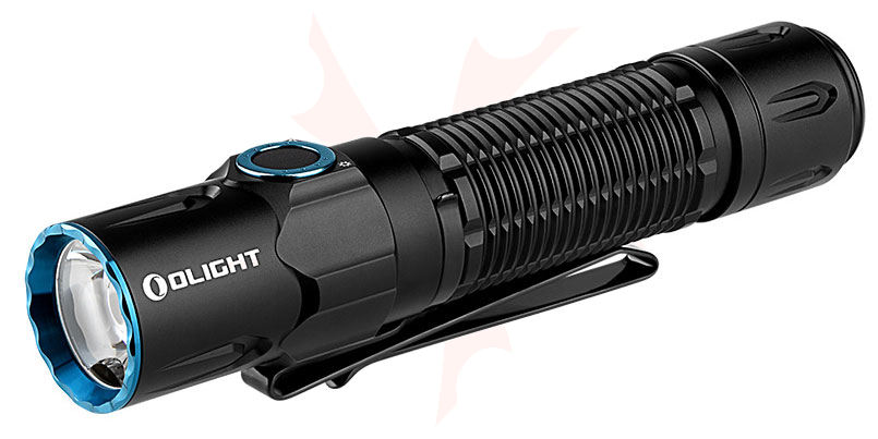 Olight Warrior 3S Tactical Rechargeable LED Flashlight, Black