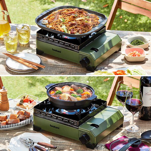 イワタニ CB-ODX-1-OL オリーブ ForeWinds カセットフー タフまる